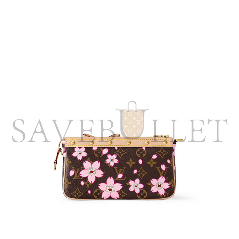 LOUIS VUITTON MURAKAMI LV × TM POCHETTE ACCESSORY M13666 (22*13*4cm)